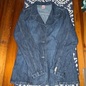 Bullet Denim Blazer Jacket Medium 100% Cotton Made in Canada